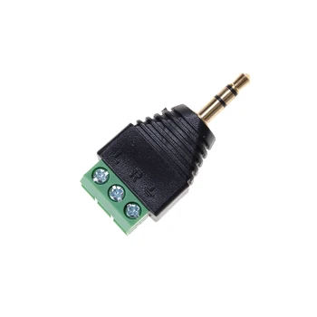 1 adet 3.5 mm Ses Mono fiş konnektörü Adaptörü 3.5 ses mono fiş vidalı terminal vidalı konnektör 18