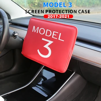 1 adet Merkezi Konsol Araba Navigasyon Kapak Ekran Koruyucu Güneşlik tozluk İçin Oto Aksesuarları Tesla Modeli 3 2017-2021 10