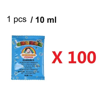 100 Adet Konsantre Kabarcıklar Sıvı Sabun Su 10 ml Kabarcık Silah Aksesuarları Sabun Köpüğü Sıvı Kabarcık Yedekler 100 parça / paket 14