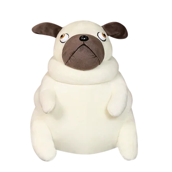 2020 15 / 30cm Simülasyon Köpek Peluş Pug Oyuncaklar Yumuşak Gerçekçi Doldurulmuş Hayvanlar Shar Pei Peluş Yastık Bebek Çocuk Çocuk doğum günü hediyesi 20