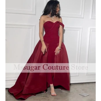 2021 Basit Balo Elbise Bir Omuz Sevgiliye Ünlü Abiye Kadınlar İçin Dubai Abiye Uzun Lüks Elbise 13