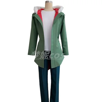 2021 Sıcak Anime Noragami Yukine Zeytin yeşili Kapşonlu Ceket Cosplay Kostüm S-XL Ucuz erkek Kumaş unisex 10
