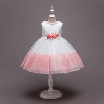 2021 yeni yaz yeni kız elbisesi Kız Doğum Günü düğün elbisesi kız Prenses Elbise Bebek Elbise 19