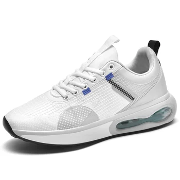 2022 Açık Yetişkin Erkekler İçin koşu ayakkabıları Koşu Yürüyüş spor ayakkabılar Dantel-up Atletik nefes Örgü Spor Ayakkabı Moda Ayakkabı 12