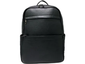 2022 İnek Hakiki Deri Erkek Sırt Çantaları Moda Gerçek Doğal Deri Öğrenci Sırt Çantası Erkek Lüks Marka Büyük Bilgisayar laptop çantası