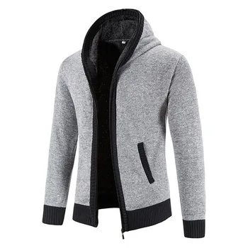 2022 Kapşonlu Ceketler Erkekler Sweatercoats Hırka Kazak Kalın Sıcak Kazak Kış Rahat Hırka Hoodies Hırka 10