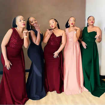 2022 Yaz Parti Abiye Kadınlar İçin Afrika Düğün Tüp Üst Straplez Seksi Uzun Elbise Ankara Dashiki Pullu Kıyafetler 5