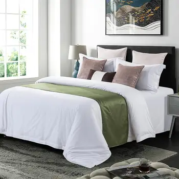210 cm 240 cm renk yatak bayrağı yatak ve kahvaltı otel odası yatak sonu havlu 3