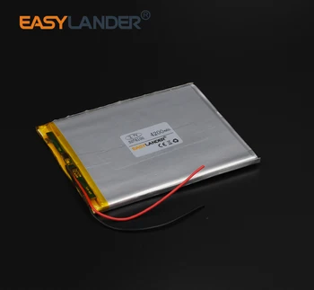 3.7 V 4200mah 5076100 Polimer Lityum li-İon şarj edilebilir pil İçin GPS PSP DVD PAD e-kitap tablet pc güç bankası video oyunu