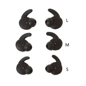 3 Çift S/M/L Silikon Kulaklık İpuçları Kulak Kancası kulaklık kutusu Kulak Yumuşak Silikon Kapak için Huawei Spor Bluetooth kulaklık AM61 20