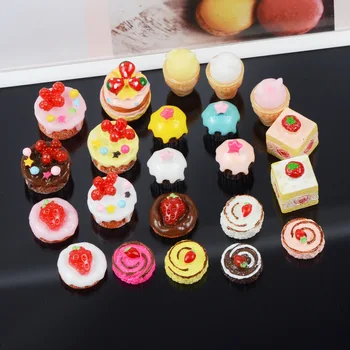 3D Gıda Oyun Kek Aksesuarları Lizun Süper Hafif Kil Takılar DIY Balçık Dolgu Katkı Maddeleri Slayt Reçine Malzeme Oyuncaklar 17