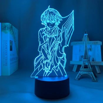 3d Led Lamba Suçlu Taç Shu Ouma Yatak Odası Dekoratif Gece Lambası doğum günü hediyesi Odası Masa led ışık Anime Suçlu Taç