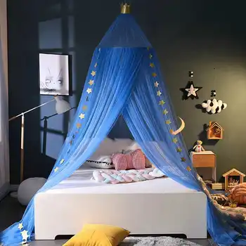 7 Renk Bebek Cibinlik Beşik Kız Prenses Cibinlik Asılı Kubbe Yatak bebek yatağı Gölgelik Çadır Perde Odası Dekor 22