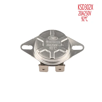 85/92 Santigrat Derece Geçmeli tip Termostat Tekme Sıcaklık Anahtarı 4 ayaklı Otomatik Sıfırlama Elektrikli Su ısıtıcısı için KSD302X 18