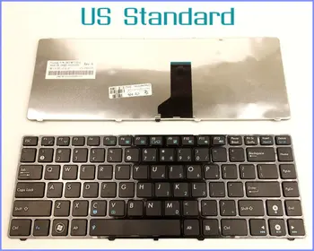 ABD İngilizce Sürüm Klavye için ASUS X42D X42F X42J X42N X44 X44C X44HR X44L X44LY X44H X44HY Laptop İLE SİYAH ÇERÇEVE 9