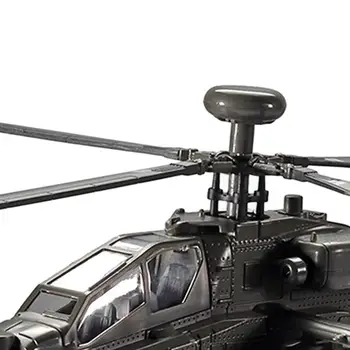 Alaşım fighter Zarif çocuk oyuncağı İstikrarlı Ekran Standı ile Sanat El Sanatları 1:64 Helikopter Modeli Süs Dekorasyon için 18