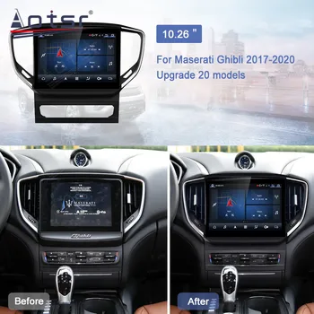 Android Ekran Maserati Ghibli 2017-2020 İçin Araba Radyo İle Bluetooth Video Carplay Merkezi Multimedya Oynatıcı Stereo Kafa Ünitesi 19