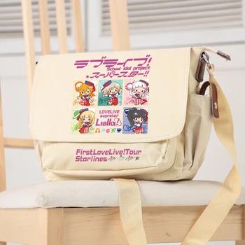 Anime LoveLive!Süperstar Tang Keke Tan Kuku Cosplay Rahat askılı çanta Oxford Satchel Moda Schoolbag omuzdan askili çanta Öğrenci 8