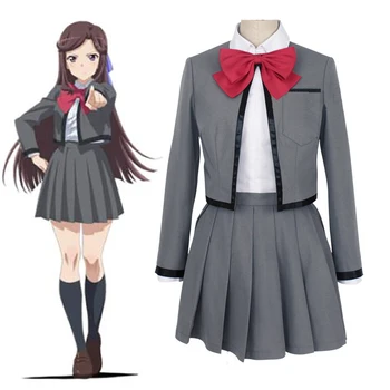 Anime Revü Starlight Hikari Kagura JK okul üniforması Cosplay Cadılar Bayramı Partisi Kostüm Kadın Gömlek + Etek + papyon + Ceket + Çorap 13