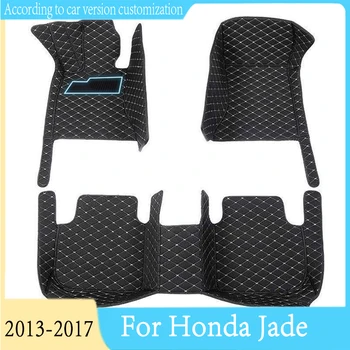 Araba Paspaslar Honda Jade 2017 İçin 2016 2015 2014 2013 (4 koltuk) halı Oto İç Aksesuarları Özel Kilim Otomobiller 22