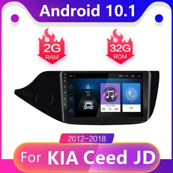 Araba radyo 2G + 32G Android 10.1 Radyo Multimedya Video Oynatıcı Navigasyon GPS KİA Cee'd CEED JD 2012-2018 2 din GPS Navi 10