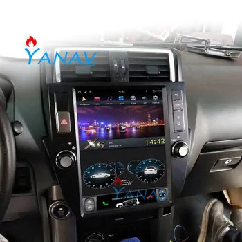 araba stereo GPS navigasyon-TOYOTA Land Cruiser Prado 2014-2016 araba radyo DVD oynatıcı dikey dokunmatik ekran Multimedya oynatıcı