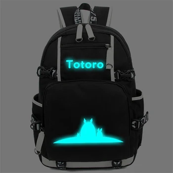 Aydınlık Öğrenci Okul omuzdan askili çanta Anime Komşum Totoro Cosplay Sırt Çantası Karikatür Genç Dizüstü Seyahat Çantaları 9