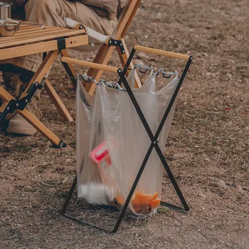 Açık Kamp Çöp Torbası Depolama Raf Tutucu Katlanabilir Plastik Çöp Asılı Çanta Taşınabilir mutfak düzenleyici çöp kovası 15