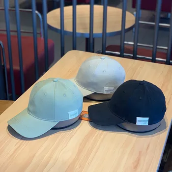 Basit Retro beyzbol şapkası Ayarlanabilir Kayış ile Moda Rahat Kap Evrensel Erkek Kız için d88 4