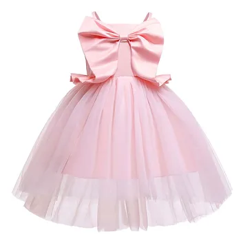 Bebek Kız Elbise Prenses Elbiseler Moda Kızlar Pembe Düğün Parti Doğum Günü Elbise Çocuk Giysileri 2022 Çocuk Yaz Kostüm 1-10Y 1