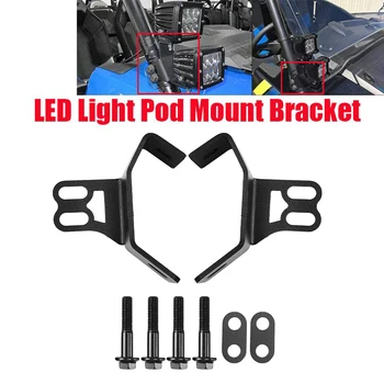 Bir Ayağı Çift led ışık Pod Montaj Braketi Polaris RZR XP 900 570 800 2014-19 17