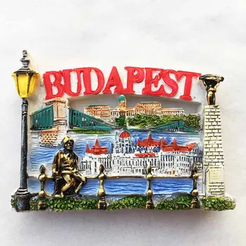 Budapeşte, Macaristan landmark yapı turistik hediyelik manyetik çıkartmalar buzdolabı çıkartmalar 20
