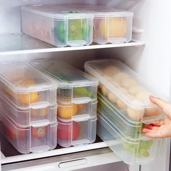 Buzdolabı Çok katmanlı saklama kutusu Yumurta Hamur Kutusu Çeşitli Tahıllar Kuru Mal Gıda saklama kutusu Ev mutfak düzenleyici 23