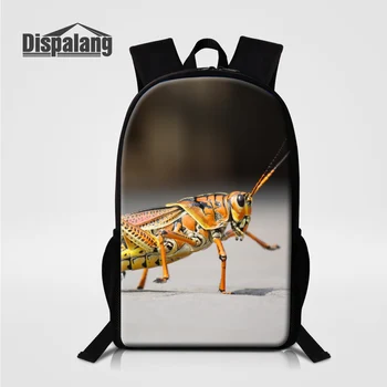 Böcek Salyangoz Kelebek Köpekbalığı Hayvanlar Okul Çantaları Erkek çocuk Seyahat omuz çantası Çocuk Sırt Çantası 16 İnç Sırt Çantası Kız İçin