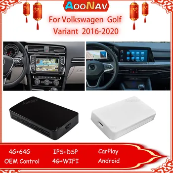 CarPlay RK3328 AI Kutusu Volkswagen Golf Varyant 2016-2020 4 + 64G GPS Navigasyon Wifi Android 10 Mini Kablosuz Tak ve Çalıştır 11