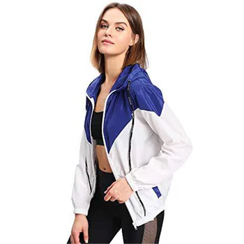 Ceket Kadın Mavi 10 Renkler S-4XL kapüşonlu ceket 19 Pop Bahar Yaz Siyah Pembe Gevşek Sarı Dikiş Rahat Mont Feminina LD911 16