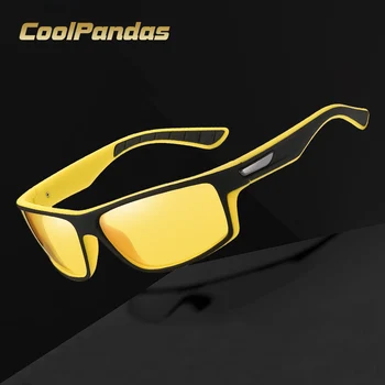 CoolPandas Klasik Bisiklet Gözlük Erkekler Kare Güneş Gözlüğü Polarize Kadın MTB Balıkçılık Gözlük Açık Spor Bisiklet Gözlük 12