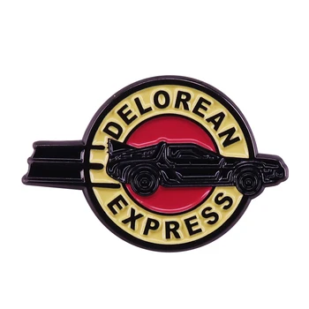 Delorean Express Pin Rozeti Geleceğe Dönüş meraklıları için harika bir koleksiyon! 7