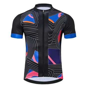 Dijital Özel Çabuk kuruyan Bisiklet Jersey Yüceltilmiş Baskı Kısa Kollu Sıcak Spor Bisiklet Giyim Gömlek Sürme Giyim
