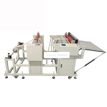 Dokunmamış kumaş kesme Makinesi Otomatik Besleme ve Kesme Makinesi Kağıt Yapışkanlı Etiket PVC PET Film Çapraz Kesici Makinesi