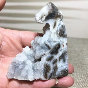 Doğal Sfalerit Kulesi Geode Druzy Kuvars Kristal mineral örneği Sütun Wicca Reiki Enerji Şifa Değnek Süs Ev Dekorasyonu 17