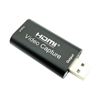 Ekran Kartı HDMI Video Yakalama Kartı VHS USB 2.0 Kapmak Kaydedici 4K 1080P PS4 Oyun DVD Kamera HD Kamera Canlı Akış YENİ 17