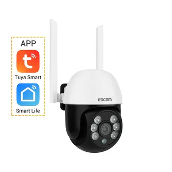 ESCAM TY110 Tuya APP 2MP 1080P Kablosuz PTZ IP Dome Kamera AI İnsansı Hareket Algılama Ev Güvenlik CCTV bebek izleme monitörü