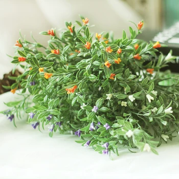 Ev Dekor Yapay Yeşil Bitki Simülasyon Çiçekler Noel Düğün Dekorasyon Odası Kapalı Masa Süsleri İskandinav Hediyeler 13