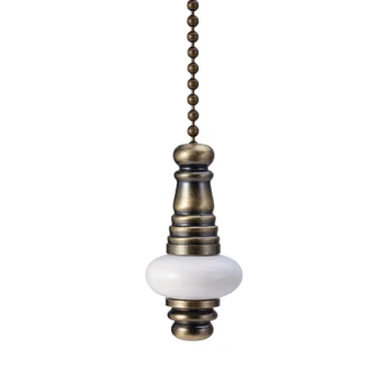 Fan lambası kolye Masa lambası Zemin lambası aksesuarları tavan vantilatörü tavan lambası aksesuarları Aydınlatma aksesuarları Zincir kolye 18