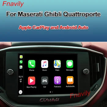 Fnavıly OEM Güçlendirme Kablosuz CarPlay Maserati Ghibli Quattroporte İçin Apple CarPlay Ve Android Otomatik Güçlendirme Kiti 2014-