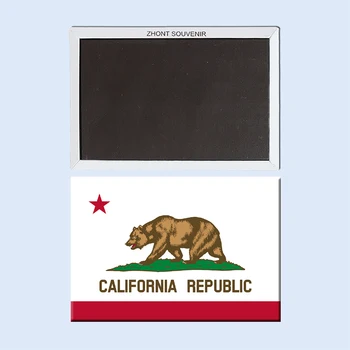 Golden State, Ev Dekorasyonu California Eyalet Bayrağı Buzdolabı Mıknatısı 002 6