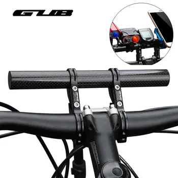 GUB Karbon Fiber Bisiklet Gidon Genişletici uzatma Montaj Lambası CNC Hafif MTB Yol Bisikleti El Feneri Bilgisayar telefon tutucu
