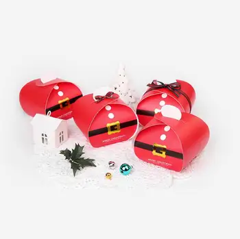 Göbek Santa kutusu Şeker kutusu Kar adam Noel Noel Baba Tasarım Hediye Tedavi kutuları Dekor Noel Dekorasyon