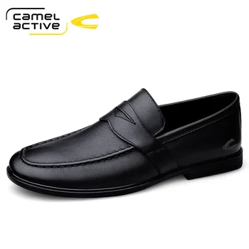 Hakiki Deri Erkek makosen ayakkabı El Yapımı keşiş askısı Düğün Parti rahat elbise Ayakkabı Siyah Kahverengi Ayakkabı Erkekler için 15